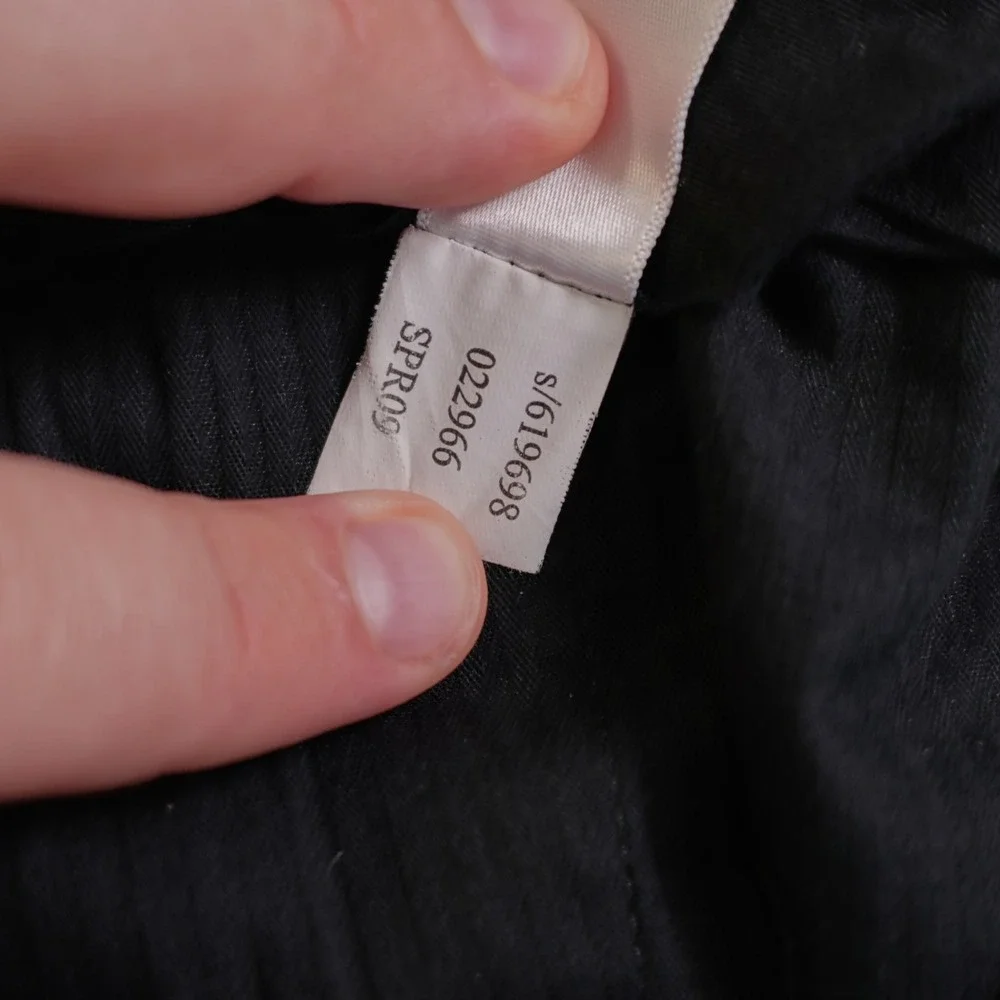 Banana Republic Wool Dress Pants Gray Striped Modern Fit 34 / 29.5 High Rise Fla
